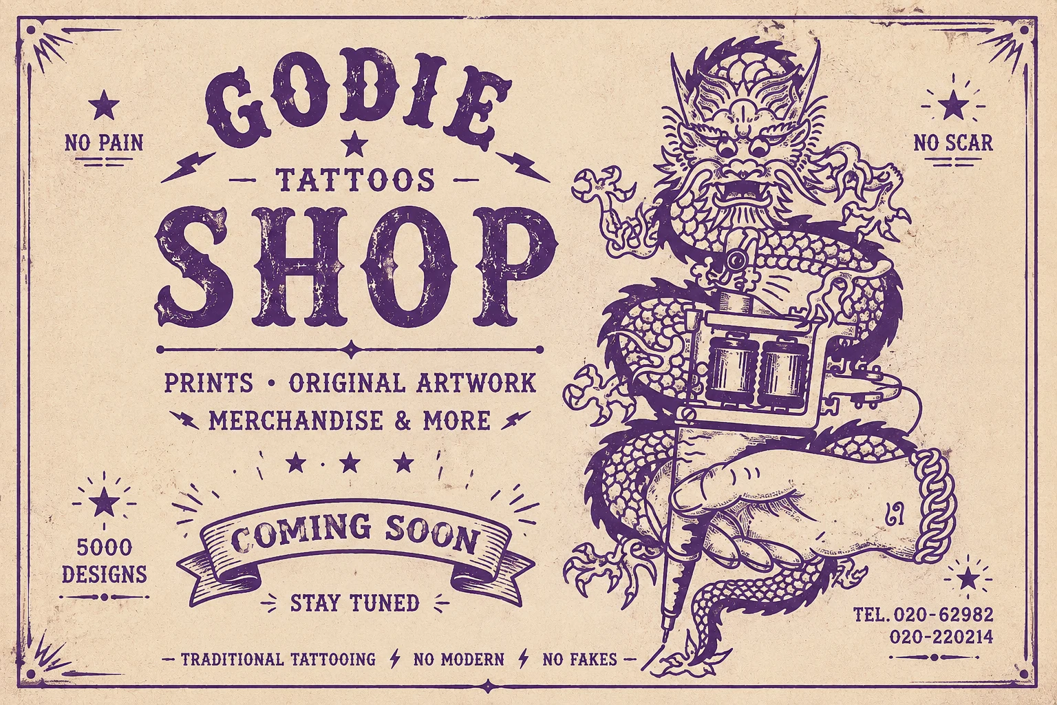 GODIE TATTOOS Shop — prints, original artwork and merchandise